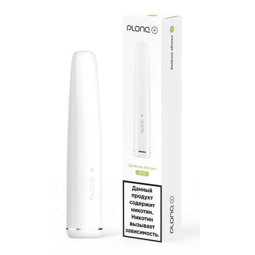 Электронная сигарета Plonq Plus Green Apple (Плонг Плюс Зелёное Яблоко)